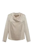 A-View - Sinda Drape Blouse - Pikkade varrukatega - 34
