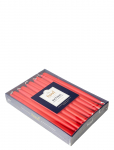 Havi - Havi Antique Taper Candle Red 8H 20Pack - Sammask&uuml;&uuml;nlad - H:28CM