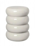 Blomus - Ceramic Stool, Round - &Oslash; 34 Cm - Toru - Lily White - Taburetid ja pingid - L 34CM