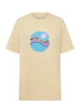 Maison Kitsune - Pop Wave Relaxed Tee-Shirt - L&uuml;hikeste varrukatega - S