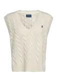 Polo Ralph Lauren - Cable-Knit Wool-Cashmere Sweater Vest - Kootud vestid - S