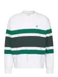 Calvin Klein Jeans - Ls Premium Terry Block Stripe Cn - Dressipluusid - S