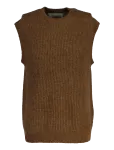 Gant - Alpaca Rib C-Neck Vest - Kootud vestid - XXL