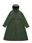 Stutterheim - Mosebacke Long Winter Matte Green - Vihmamantlid - XS