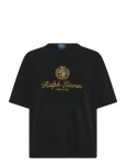 Polo Ralph Lauren - Relaxed Fit Crest-Embroidered T-Shirt - L&uuml;hikeste varrukatega - L