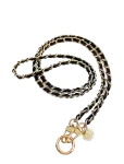 Pipol's Bazaar - Dolores Chain Strap Black Gold - Telefonihoidjad ja ripatsid - ONE SIZE