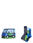 Happy Socks - 3-Pack Golf Cart Socks Gift Set - Tavalised sokid - 36-40