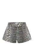 Ganni - Print Denim Hotpants - Vabaaja l&uuml;hikesed p&uuml;ksid - 31