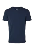 Selected - Slmnewpima Ss V-Neck Tee Noos - L&uuml;hikeste varrukatega - M