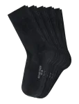 Schiesser - Women's Socks, 5-Pack, Black - Bluebird - Tavalised sokid - 39-42