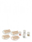 Kid's Concept - Dinnerware 4 Play Set Bistro - M&auml;nguk&ouml;&ouml;gi tarvikud - ONE SIZE