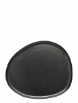 Aida - Raw Titanium Black - Organic Middags Tallerken 1 Stk 29X25 Cm - Serveerimisvaagnad - ONE SIZE