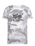 Alpha Industries - Basic T-Shirt Bl Camo - L&uuml;hikeste varrukatega - S