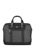 Victorinox - Architecture Urban2, Briefcase, Melange Grey/Black - Portfellid - 16 l