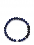 Samie - Samie - Bracelet With Blue Beads - K&auml;ev&otilde;rud - 19 cm