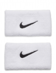 NIKE Equipment - Nike Swoosh Doublewide Wristbands 2 Pk - Sweat Wristbands - ONE SIZE