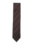 Lindbergh Black - Wool Tie With Pattern 7 Cm - Lipsud - ONE SIZE