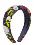 Becks&ouml;ndergaard - Fleuriora Wide Beaded Hairbrace - Juuksekummid - ONE SIZE