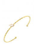 By Jolima - Como Mini Bangle Crystal Gold - Needid - ONE SIZE