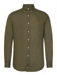 Polo Ralph Lauren - Custom Fit Linen Shirt - Linased s&auml;rgid - XXL