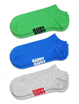 Happy Socks - 3-Pack Solid Low Socks - Madala s&auml;&auml;rega sokid - 41-46