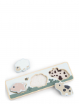 Done By Deer - Sensory Puzzle Tiny Farm Colour Mix - Hariduslikud m&otilde;istatused - 28X 8.5CM
