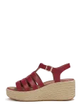 FitFlop - Platfforms Espadr. Leather Fisherman Wedge Sandals - Kontsaga espadrillid - 41