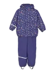 CeLaVi - Rainwear Set - Aop, W. Fleece - Vihmariiete komplektid - 100
