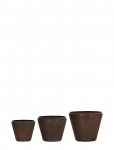House Doctor - Urtepotte, Hdfunnel, Antik Brun - Lillepotid - 22X25X31CM