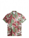 J. Lindeberg - Tour Tech Print Polo - Spordi l&uuml;hikeste varrukatega polos&auml;rgid - XXL
