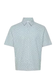 J. Lindeberg - Torpa Jacquard Shirt - L&uuml;hikeste varrukatega s&auml;rgid - M