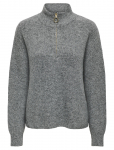 ONLY - Onltokyo Solid L/S Zip Pullover Knt Noos - Džemprid - XL