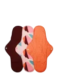 Imse Vimse - Sanitary Pads Classic Night, Orange Sprinkle 3-Pack - Menstuatsioonitooted - ONE SIZE