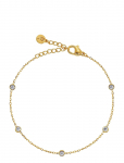 Edblad - Petite Bracelet Gold - K&auml;eketid - ONE SIZE 18 cm