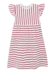 Creamie - Dress Ss Stripe - L&uuml;hikeste varrukatega vabaajakleidid - 152