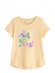Lindex - Short-Sleeved Top - L&uuml;hikeste varrukatega - 128
