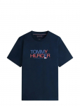 Tommy Hilfiger - Brand Love Big Text Tee - L&uuml;hikeste varrukatega - XXL