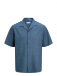 Jack & Jones - Jjesummer Linen Blend Resort Shirt Ss Sn - Vabaaja s&auml;rgid - XL