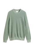 Gant - Waffle Knit Sweater - &Uuml;mara kaelusega - XXXL