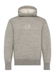 C.P. Company - Logo Embroidered Cotton Hoodie - Kapuutsiga pusad - L