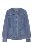 Object - Objivy L/S Re Denim Shirt 143 - Teksas&auml;rgid - 38