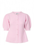 Pieces - Pcsilly Ss Puff Knit Cardigan Noos Bc - Kardiganid - XXL