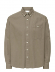 ONLY & SONS - Onslennart Loose Oxford Shirt 0382 - Oxfordi s&auml;rgid - L