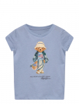 Ralph Lauren Kids - Polo Bear Cotton Jersey Tee - L&uuml;hikeste varrukatega - 117-123