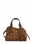 ATP Atelier - Ormelle Cannella Printed Cerbiatto Pony/Vacchetta - Rihmaga kotid - ONE SIZE