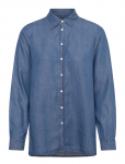 Lexington Clothing - Classic Fit Lyocell Denim Shirt - Teksas&auml;rgid - XS