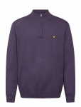 Lyle & Scott - Cotton Merino Quarter Zip Jumper - Poolpika lukuga džemprid - 1XL