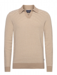 Lindbergh - Recycled V-Neck Polo Knit L/S - Pikkade varrukatega kootud polos&auml;rgid - XXL