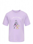 Kids Only - Kogvivvi Life S/S Loose Lovely Top Jrs - L&uuml;hikeste varrukatega - 146-152