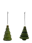 House Doctor - Christmas Ornament, Hdtree, Green - J&otilde;ulukuulid ja kuuseehted - ONE SIZE